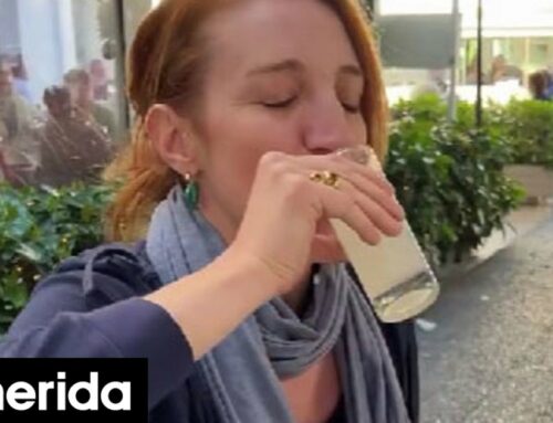 Η επική τούμπα της Στεφανίας Γουλιώτη από καρέκλα: Δεν χύθηκε ούτε σταγόνα από το ούζο της, την αποθέωσαν