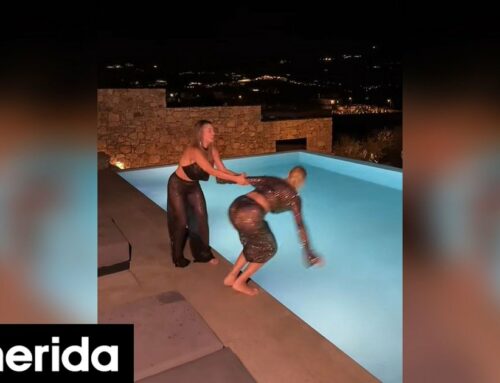 Ιωάννα Τούνη: Πήδηξε με τα ρούχα σε πισίνα για να μην… επιστρέψει στον πρώην της [βίντεο]