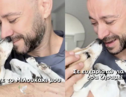 Κλαίει όλη η Ελλάδα- Ο Γρηγόρης Κορπίδης αποχαιρετάει τη Μιλού (vid)